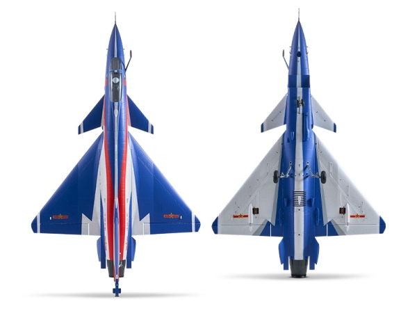 DPFMS149PBU-REFV3 FMS J-10 EDF 64 PNP blau - 69 cm